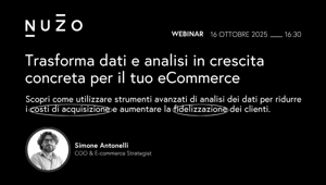 Antonelli (Nuzo): “Per un e-commerce di successo acquisire clienti non basta più. Al Webinar del 16 ottobre fari accesi sul ruolo dei dati per una crescita sostenibile”