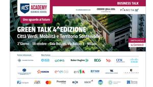 A Milano tornano i Green Talks di RCS Academy. La 4a edizione sarà totalmente dedicata alla sostenibilità