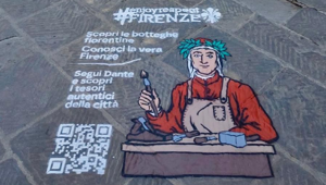 Turismo sostenibile: a Firenze arrivano i Green Graffiti nelle strade del centro per sensibilizzare al rispetto della città