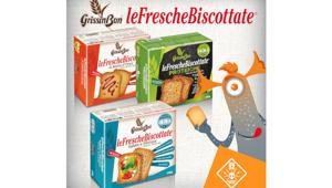 Area 52 con Grissinbon per un nuovo progetto di packaging.  Arrivano tre nuove referenze per la linea “LeFrescheBiscottate”.