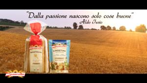 Panealba in tv con il nuovo spot dei grissini firmato ON e la campagna Novellini Campiello. Pianifica Flag Media. Budget di 3 mln