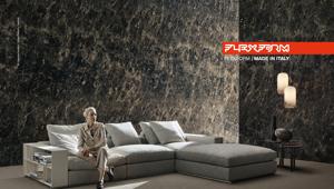 Flexform lancia la nuova campagna stampa per il divano Groundpiece
