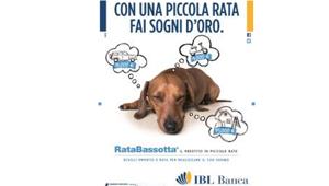 Gruppo IBL Banca in comunicazione per promuovere la RataBassotta. Firma Hi!