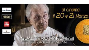 Illycaffè, Parmigiano Reggiano e S.Pellegrino celebrano Gualtiero Marchesi sostenendo il film 'The Great Italian'