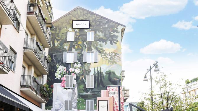 Gucci Bloom Art Wall Milano Gucci Bloom Art Wall Milano