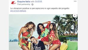 Guess sceglie Esquire.com per promuovere la nuova collezione disegnata da J Balvin