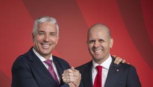 Guido Monferrini nuovo Regional CEO di MediaMarktSaturn Retail Group. Emanuele Cosimelli Ceo MediaWorld. Daria Dodonova CFO e Board Member dell'insegna