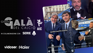 Haier punta su Vidoser per ingaggiare i Creator al Gran Galà del Calcio AIC 2026