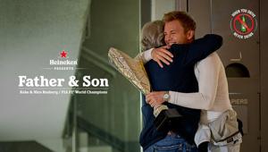 Heineken presenta il nuovo spot ‘Father&Son’ con Keke e Nico Rosberg. Firma Publicis