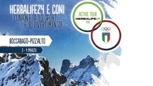 Herbalife24 Active Tour 2018: week-end di sport sulla neve a Roccaraso insieme al Comitato Olimpico Nazionale Italiano