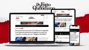 Il Fatto Quotidiano lancia il suo nuovo sito web. Per un’esperienza di navigazione più intuitiva, veloce e coinvolgente