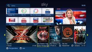 Sky: debuttano la prima 'Home Page' pensata per la tv e l'on demand in HD