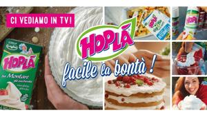 Hoplà torna in tv  con uno spot realizzato con l’agenzia Xplace on air dal 17 marzo
