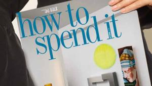 132 pagine e campagna stampa per il numero di ottobre di How to spend It