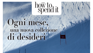'How to Spend It', in edicola dal 13 gennaio il nuovo numero. Focus su dinamismo ed eleganza maschile
