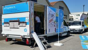HP PageWide XL Truck Tour: 'on the road' le migliori tecnologie di stampa per la GDO, la Visual Communication e l’home decòr