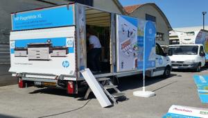 HP porta on the road le migliori tecnologie di stampa per la Gdo, la visual communication e l’home decòr
