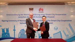 Huawei e la città di Duisburg firmano un accordo per la creazione di una ‘smart city’