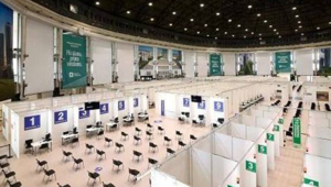 Moncler, Cisco e Generali aprono a Milano l'Hub vaccinale più grande d'Italia. Layout e allestimenti a cura di Fondazione Fiera Milano