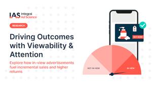 Un case study di IAS rivela che gli annunci in-view hanno triplicato il Return on Ad Spend rispetto ai  posizionamenti non-in-view. Il 74% delle vendite incrementali della campagna di test è stato determinato dal pubblico in-view