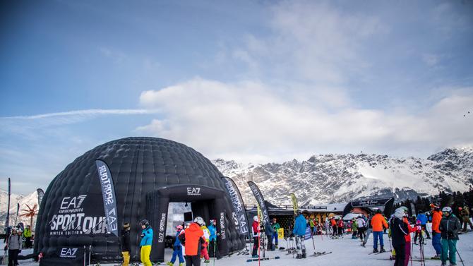 Igloo in quota EA7 a Bormio