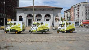 L'olio extravergine d’oliva Toscano IGP sbarca a Milano a bordo di tre ape car. Firma il progetto l'Unità Live di IGPDecaux