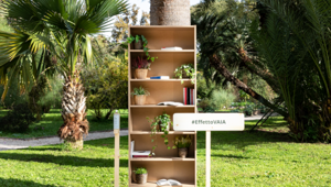Ikea Italia porta all'Orto Botanico di Roma l'iconica libreria Billy per promuovere un circolo virtuoso digitale di storie a lieto fine