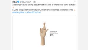 EURO 2020: Ikea UK e Ikea Italia, finale a colpi di tweet