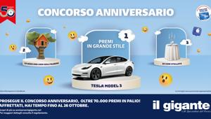 Il Gigante sceglie Different per il Concorso Anniversario