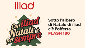 iliad annuncia l'offerta mobile FLASH 180