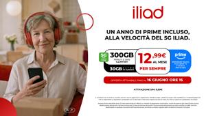 Iliad lancia Giga Prime, la nuova offerta mobile voce e dati con Amazon Prime incluso. Al via la campagna realizzata con l'AI