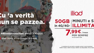 Al via la campagna affissioni iliad dopo l’apertura del nuovo store a Napoli. Firma DDB