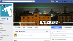 Il Tirreno taglia il traguado di 300mila fan su Facebook