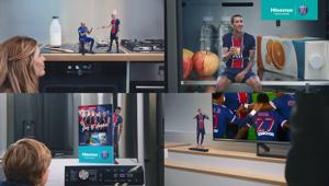 Hisense lancia con il Paris Saint-Germain la nuova campagna 'Live Bold'