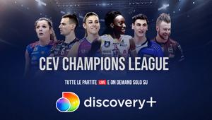 La CEV Champions League Di Volley arriva in diretta integrale su Discovery+