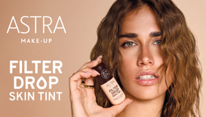 Astra Make-Up torna on-air con il nuovo spot Beauty Beyond Filters con protagonista la testimonial Clara