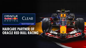 CLEAR in pista con Oracle Red Bull Racing: il brand è il primo Haircare Partner ufficiale del team di F1