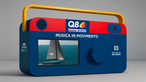 Q8 Radio arriva nelle stazioni di Milano Centrale e Roma Termini con una radio gigante brandizzata