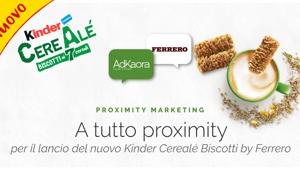 Ferrero punta su AdKaora per il lancio del nuovo Kinder Cerealè Biscotti
