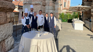 Infront sceglie Emanuele Scarello per il menů delle cene stellate all’Arena di Verona