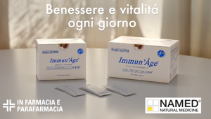 Unusual Communications firma la prima campagna integrata per lmmun’Age di Named. Gerry Scotti è il testimonial