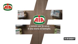Different firma la nuova campagna e riposiziona le Uova AIA con il concetto "L'amore per le uova è una storia di famiglia”