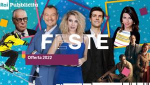 Rai Pubblicità presenta la politica commerciale per le Feste 2022/2023. Stime di ascolto del 3% per un palinsesto editoriale con Mondiali di Calcio Qatar 2022  e Fiorello con Viva Rai 2!