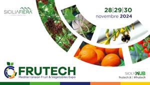 A novembre a SiciliaFiera ‘Frutech’ Mediterranean Fruit&Vegetable Expo. Dal 28 al 30 novembre 2024 a Misterbianco