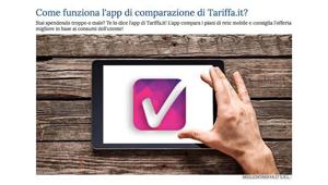 Itedi lancia Tariffa.it,  l’innovativa app gratuita che permette di  selezionare le offerte di telefonia fissa e mobile  più adatte alle proprie esigenze.