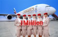 Emirates raggiunge (e festeggia) un milione di follower su Instagram
