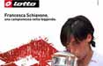 Francesca Schiavone nello speciale adv Lotto firmato Claim