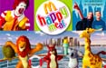 I personaggi di 'Uno zoo in fuga' negli Happy Meal McDonald's 