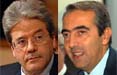 SarkoTv/2. Gentiloni applaude. Gasparri 'Sarkoscettico'