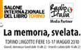 Radio Italia partner del 'Salone Internazionale del Libro' di Torino